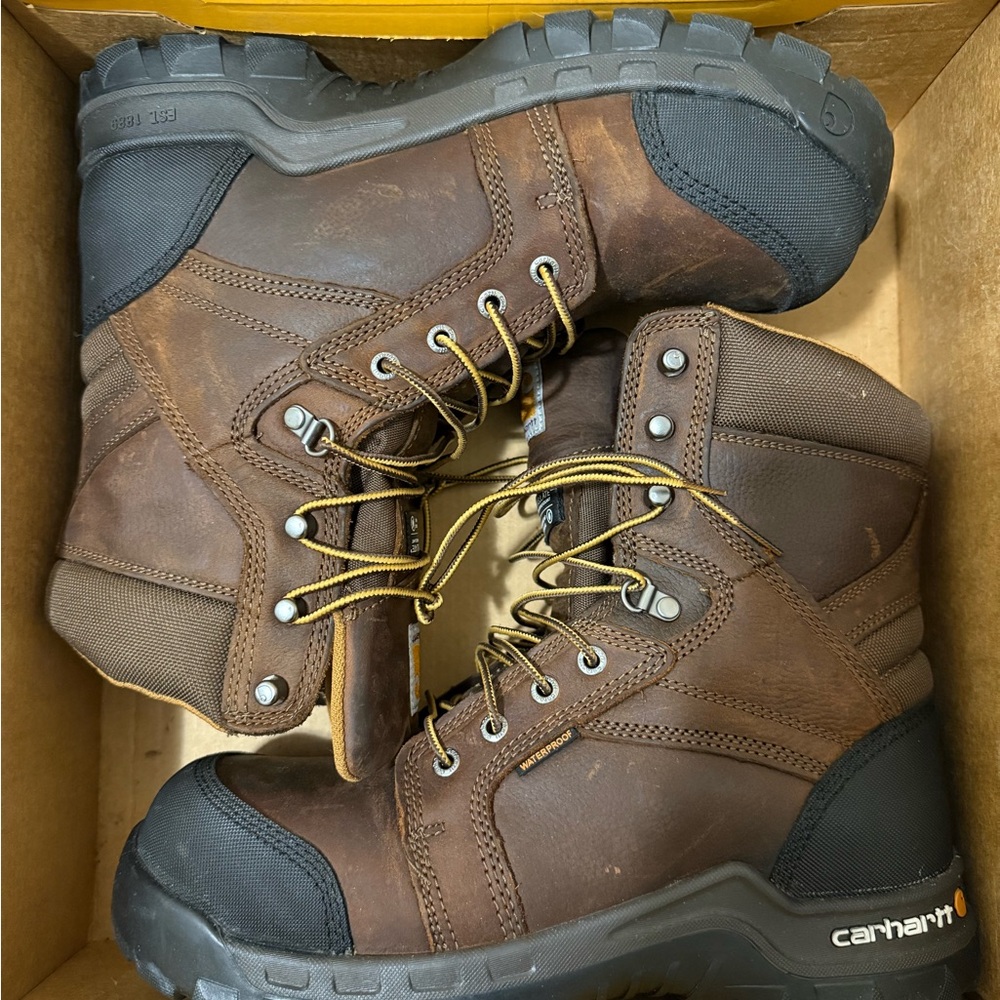 Carhartt Men's Dark Brown Work Boots